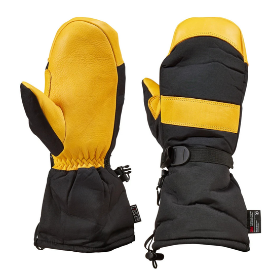 SARANAC - Mitaine de Ski en Cuir-Deerskin Ski Mitt-csotco-1691332