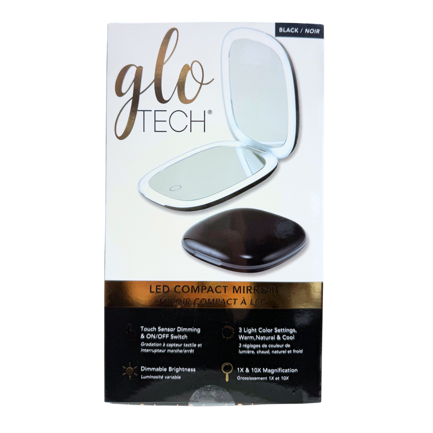GLO TECH - Miroir Compact à LED-led-compact-mirror-costco-1737237-noir-black