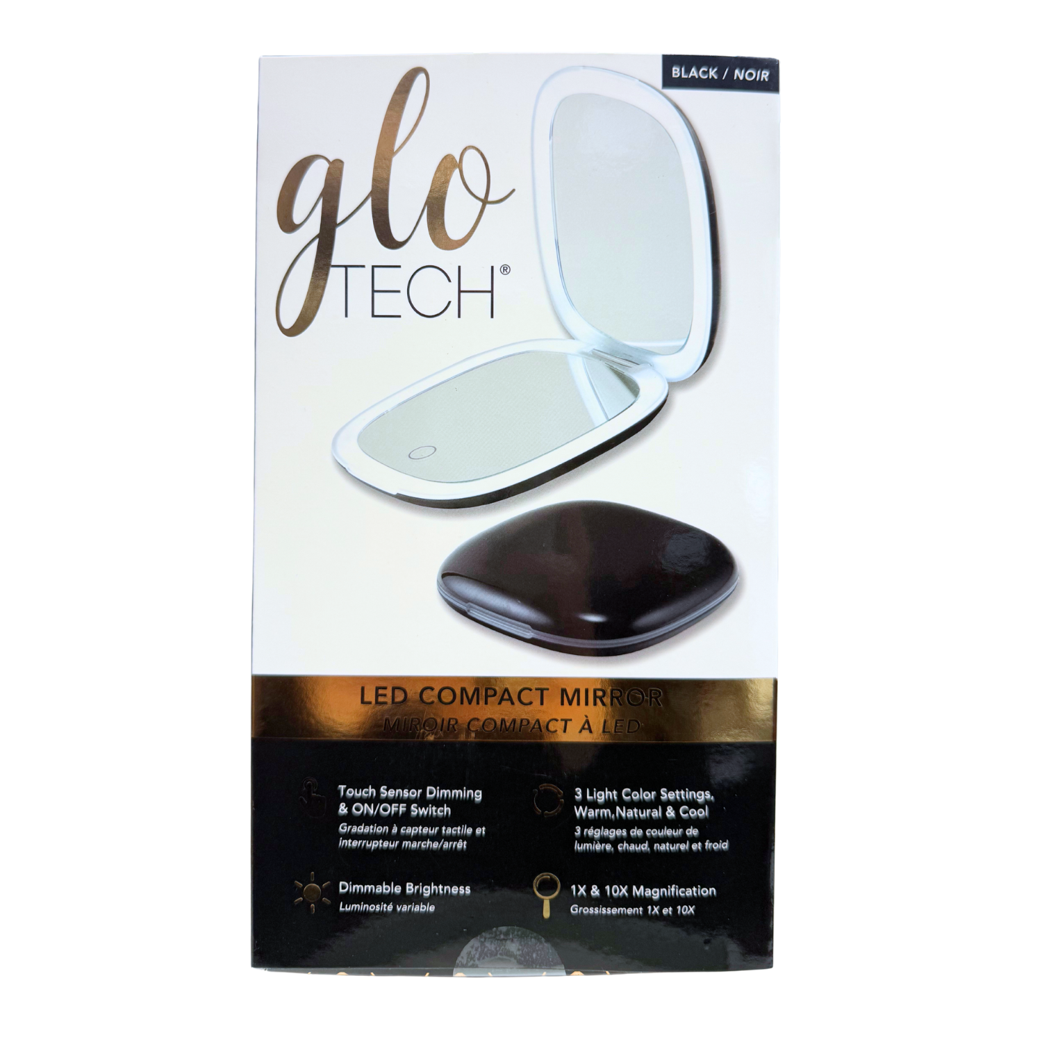 GLO TECH - Miroir Compact à LED-led-compact-mirror-costco-1737237-noir-black