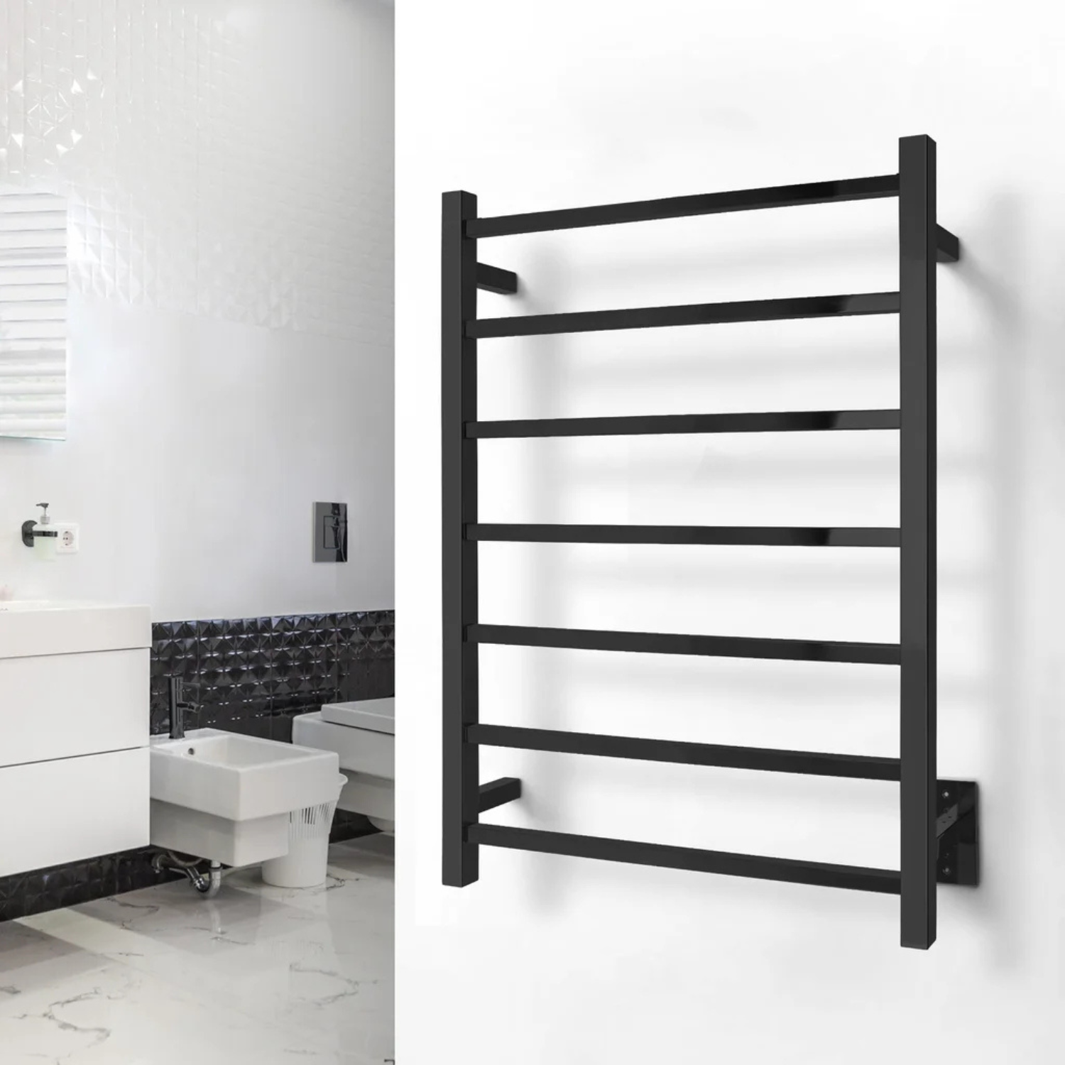 WARMLYYOURS - Chauffe-Serviette à 7 Barres Tahoe *Boite Ouverte*-towel-heater-bars-costco-7001149-TWS2-TAH07KH
