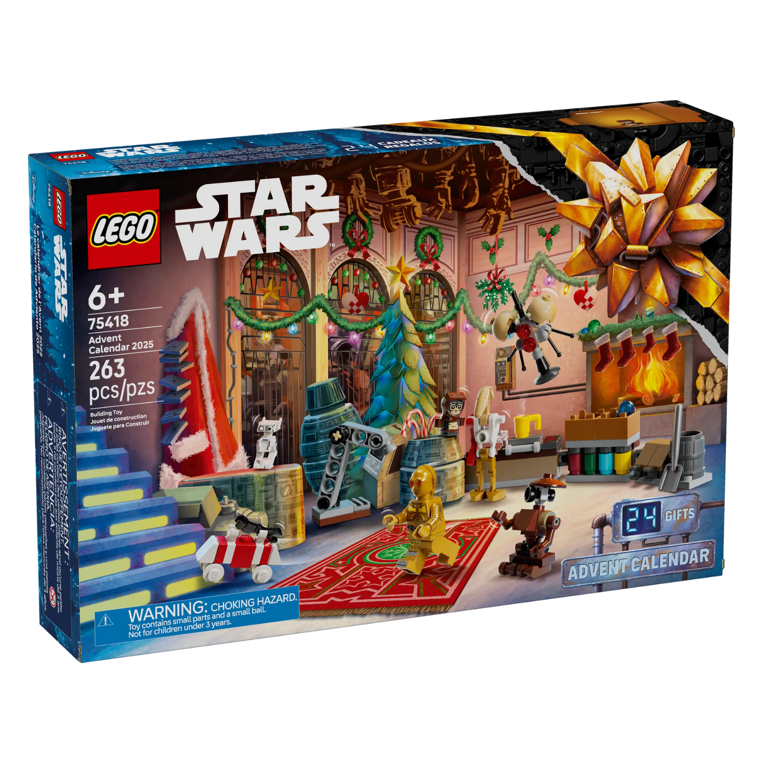 LEGO - Le Calendrier de l'Avent 2025 Star Wars 75418-advent-calendar-costco