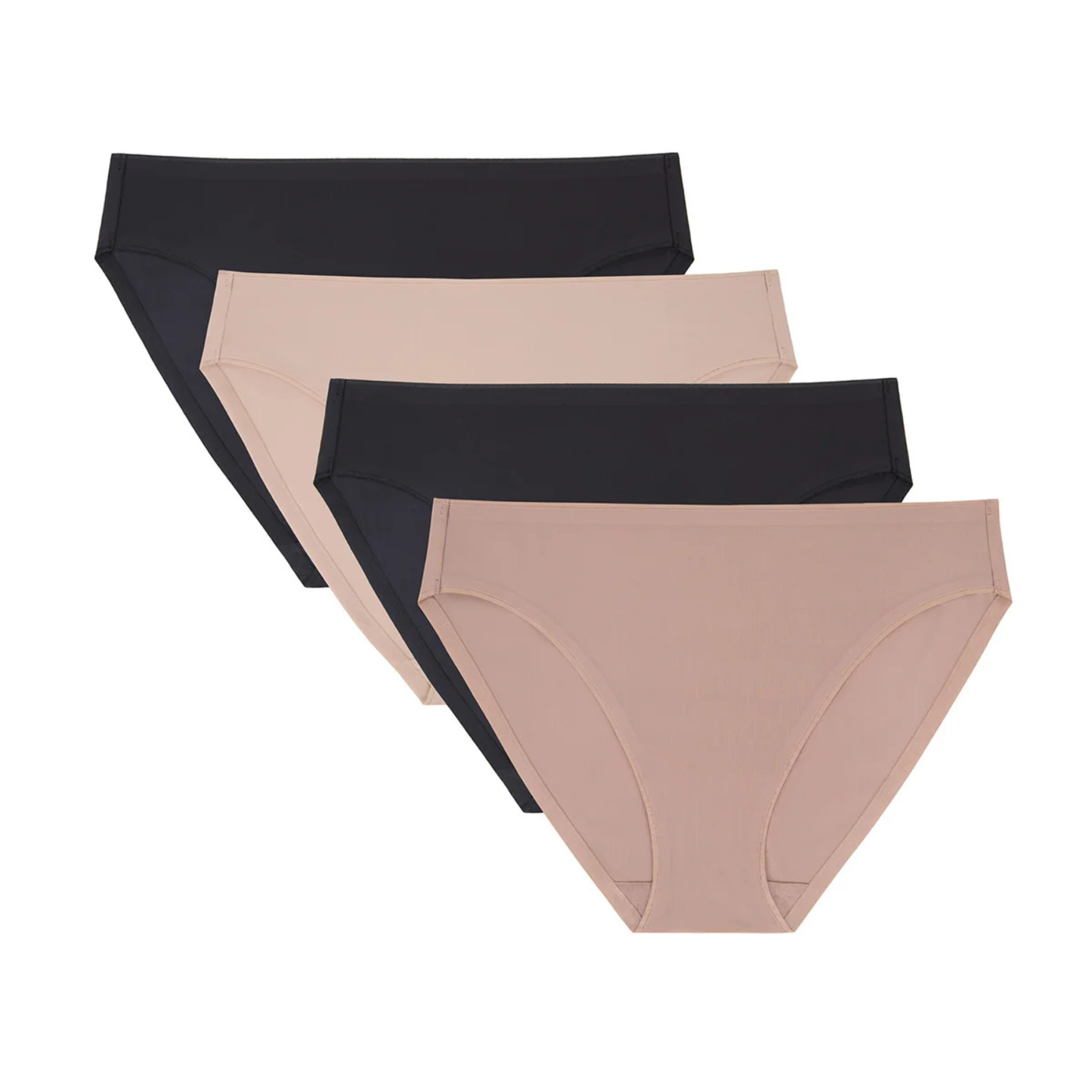 HALSTON - Paquet de 4 Culottes Bikini d'Apparence Lisse-SMOOTHWEAR-BIKINI-PACK-COSTCO-2872013-NEUTRE-NEUTRAL-NUDE