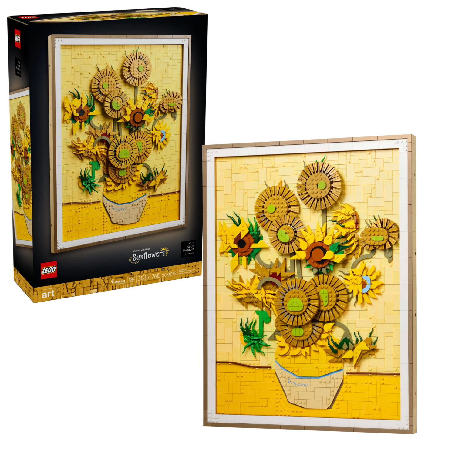 LEGO - Vincent van Gogh Les Tournesols Art 31215-sunflowers-costco-2531215
