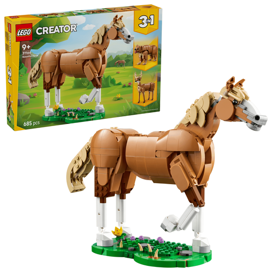 LEGO - Le Cheval Magnifique 3-en-1 Creator 31166-beautiful-horse-costco-2631166