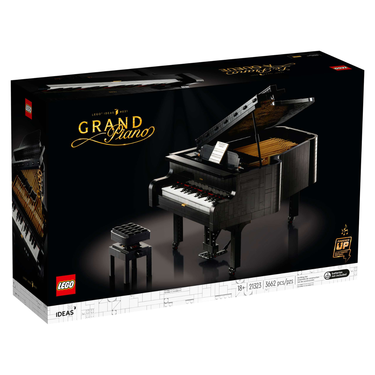 LEGO - Le Piano à Queue Ideas 21323 *Boite Endommagée*-grand-piano-costco-2121323