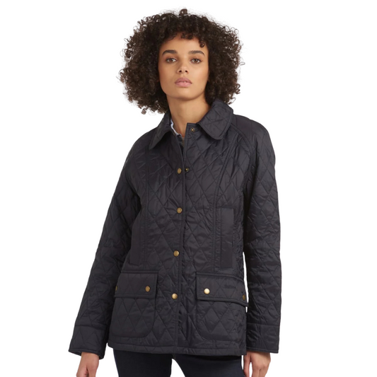BARBOUR - Veste Matelassée Beadnell pour Femme-women's-quilted-jacket-costco-navy-bleu-marin