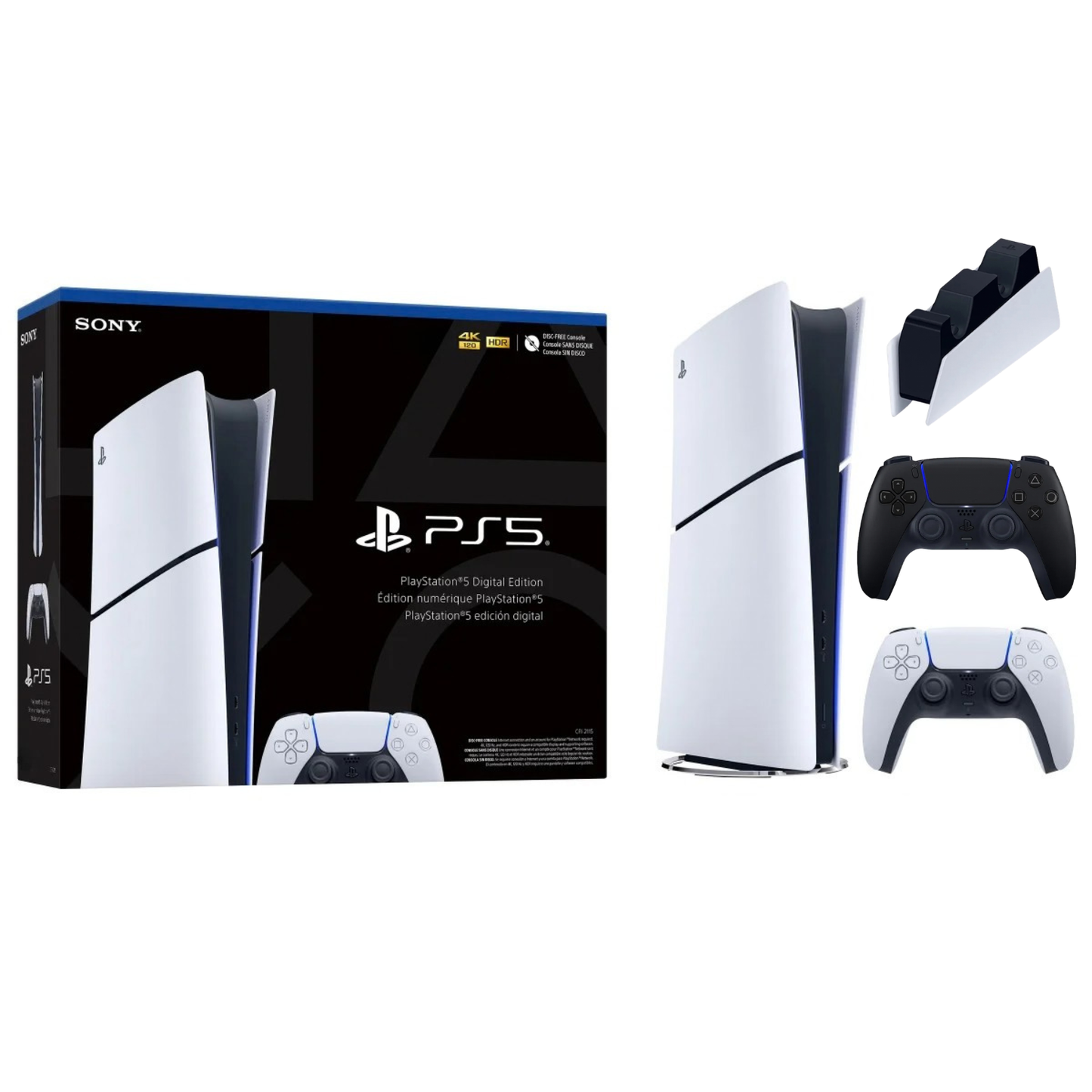 SONY - Ensemble PlayStation 5 Numérique Slim *Tel Quel*