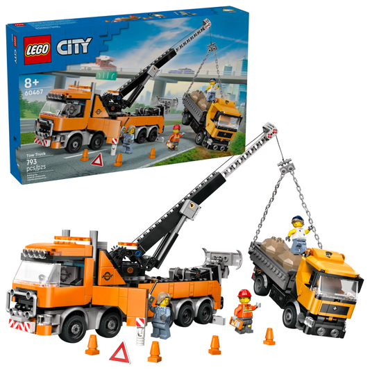 LEGO - La Dépanneuse Robuste avec Grue City 60467-tow-truck-heavy-duty-recovery-with-crane-costco