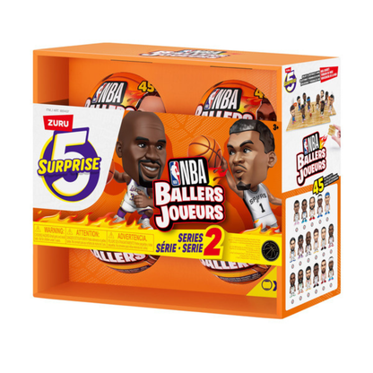 ZURU - Paquet de 4 Balles Surprises Joueurs NBA Série 2