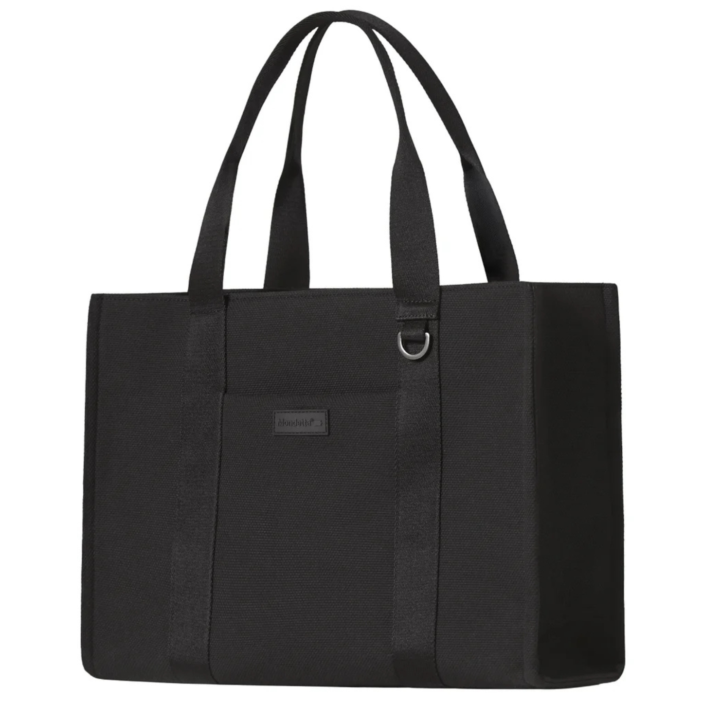 MONDETTA - Grand Sac Fourre-Tout en Toile-large-canvas-tote-bag-costco-4959700-noir-black