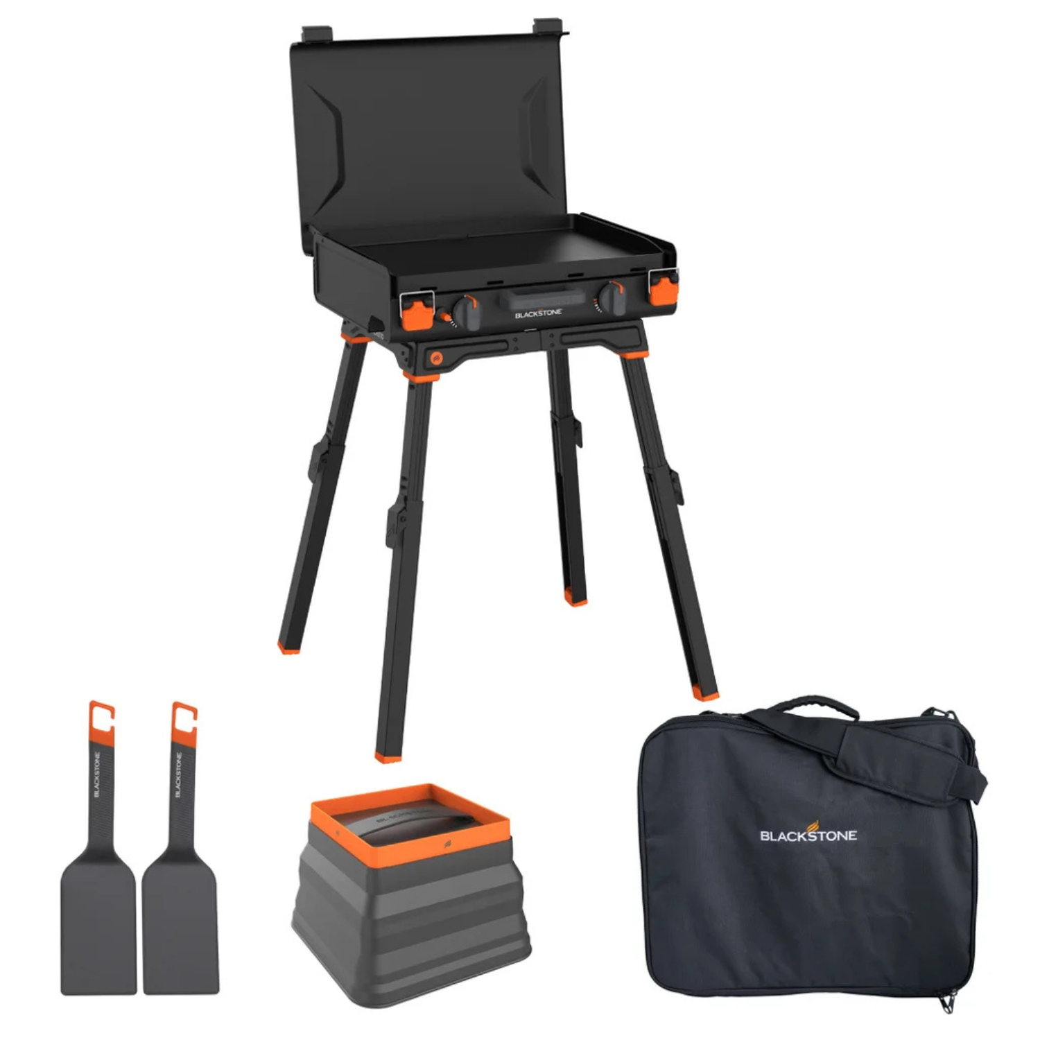 BLACKSTONE - Ensemble de Plaque de Cuisson de Camping de 20 po *Boite Ouverte*-camping-griddle-kit-stand-in-costco-1819398