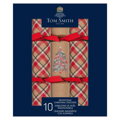 TOM SMITH - Paquet de 10 Diablotins de Noël Traditionnels-rouge-red-costco-138965