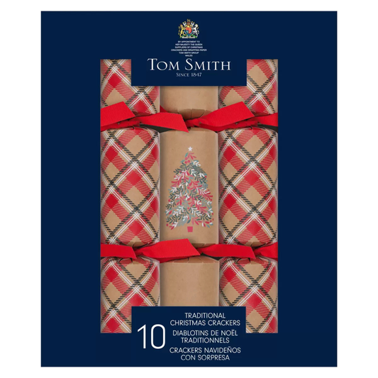 TOM SMITH - Paquet de 10 Diablotins de Noël Traditionnels-rouge-red-costco-138965