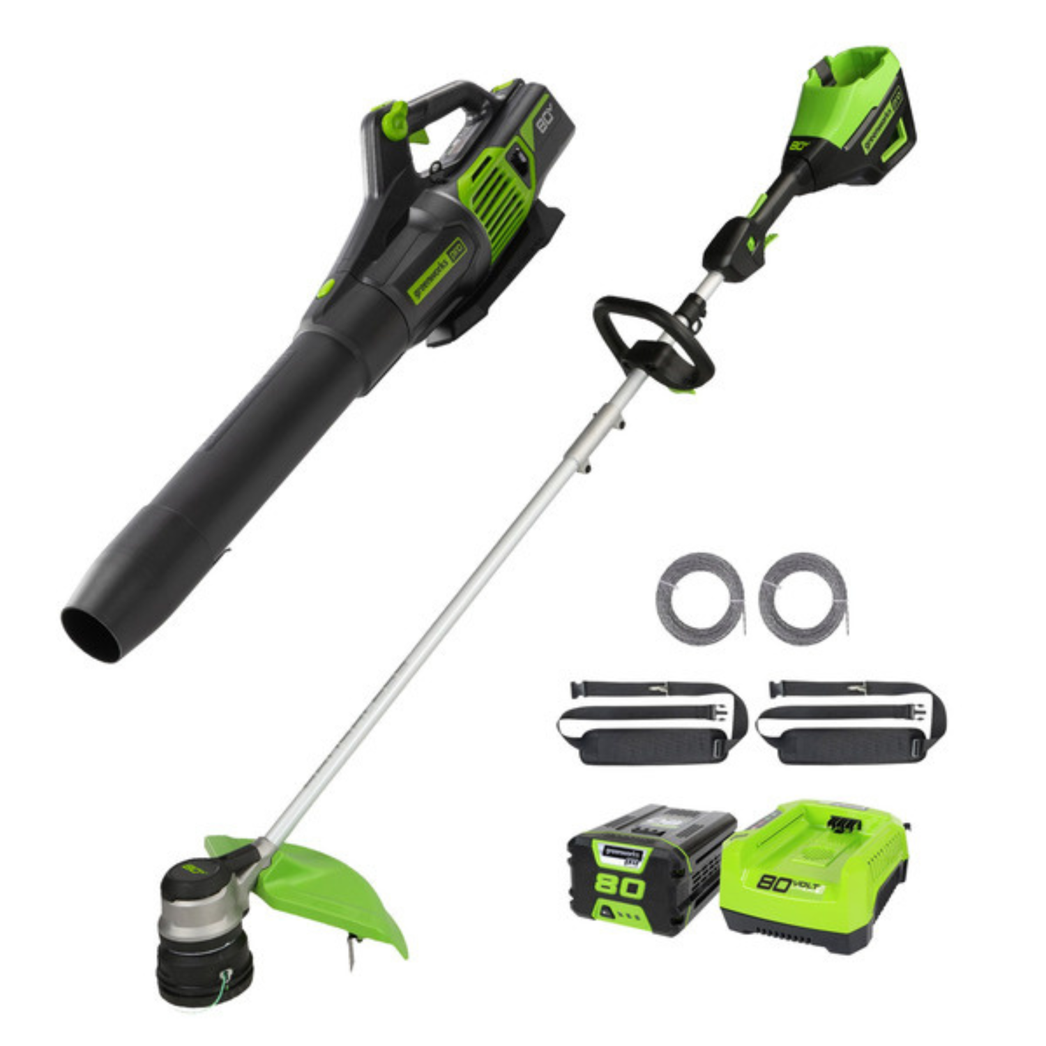GREENWORKS - Coupe-Herbe et Souffleur Jet Sans Fil de 80 V *Boite Ouverte*-string-trimmer-&-jet-blower-costco1694266