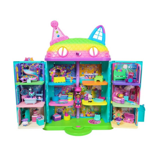 GABBY'S DOLLHOUSE - Coffret Cadeau Maison Festive de Gabby + Pièces de Luxe-celebration-dollhouse-deluxe-rooms-giftset-costco-1785072