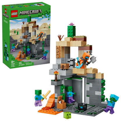 LEGO - Le Donjon aux Zombies Minecraft 21587 *Boite Endommagée*-zombie-dungeon-costco