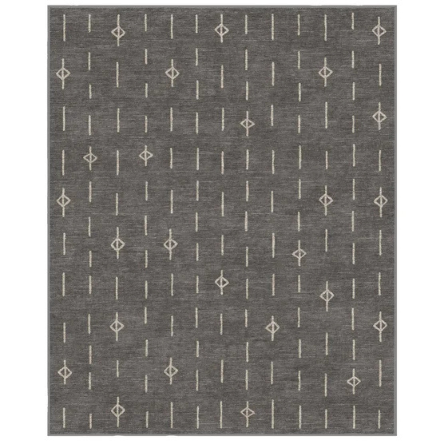 RUGGABLE - Tapis Lavable de 8 x 10 pi *Boite Ouverte*-washable-rug-costco-1837275-alina-gris-grey-1858702-5