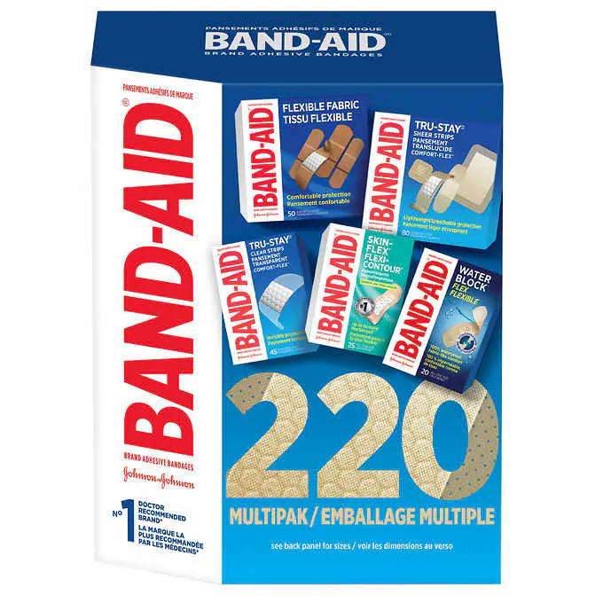 band-aid-emballage-multiple-pansements-adhésifs-multipak-adhesive-bandages