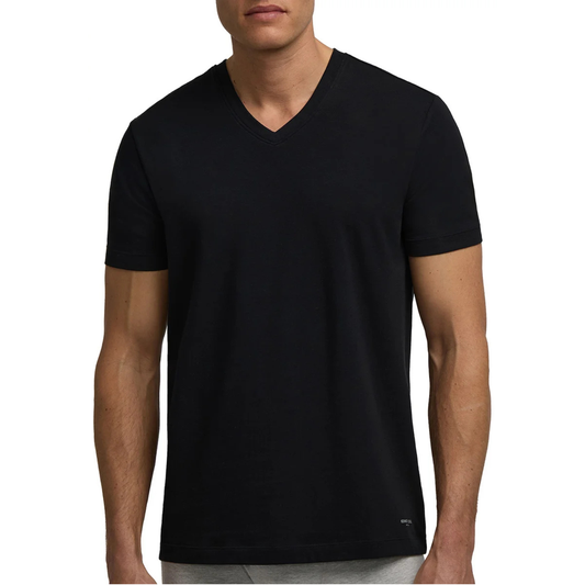 KENNETH COLE - Paquet de 4 T-Shirt pour Homme-V-NECK-PACK-COSTCO-1915350-NOIR-BLACK