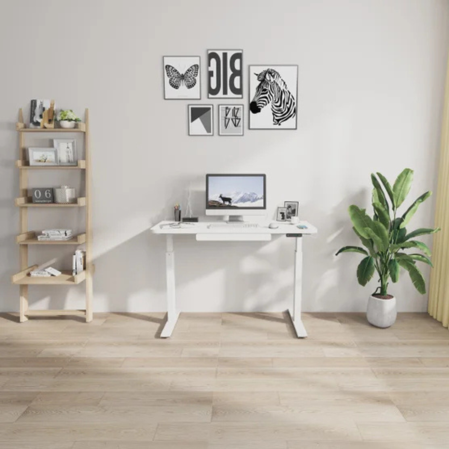 MOTIONWISE - Bureau Assis-Debout à Hauteur Réglable *Boite Ouverte*-height-adjustable-desk- costco-1500577-SDG48W-2