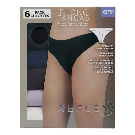 REFLEX - Paquet de 6 Culottes Tangas-pack-thong-1871120-costco-violet-purple