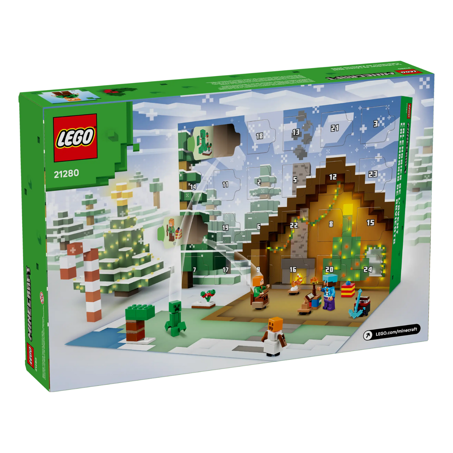 LEGO - Le Calendrier de l'Avent 2025 Minecraft 21280-advent-calendar-costco-2