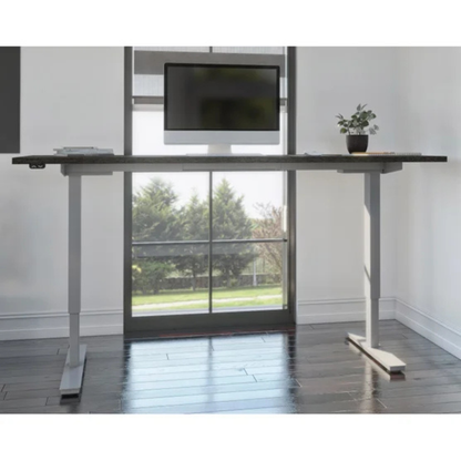 BESTAR - Bureau de 72 po à Hauteur Réglable Upstand-DESK-ADJUSTABLE-IN-COSTCO-1411619-GRIS-GREY-2