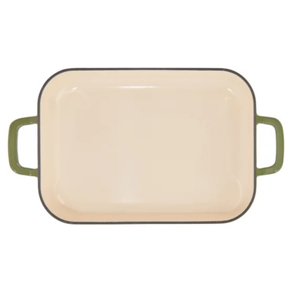 CHUCK HUGHES - Rôtissoire Peu Profond de 2,38 L en Fonte-shallow-roaster-cast-iron-costco-2007176-vert-green-2