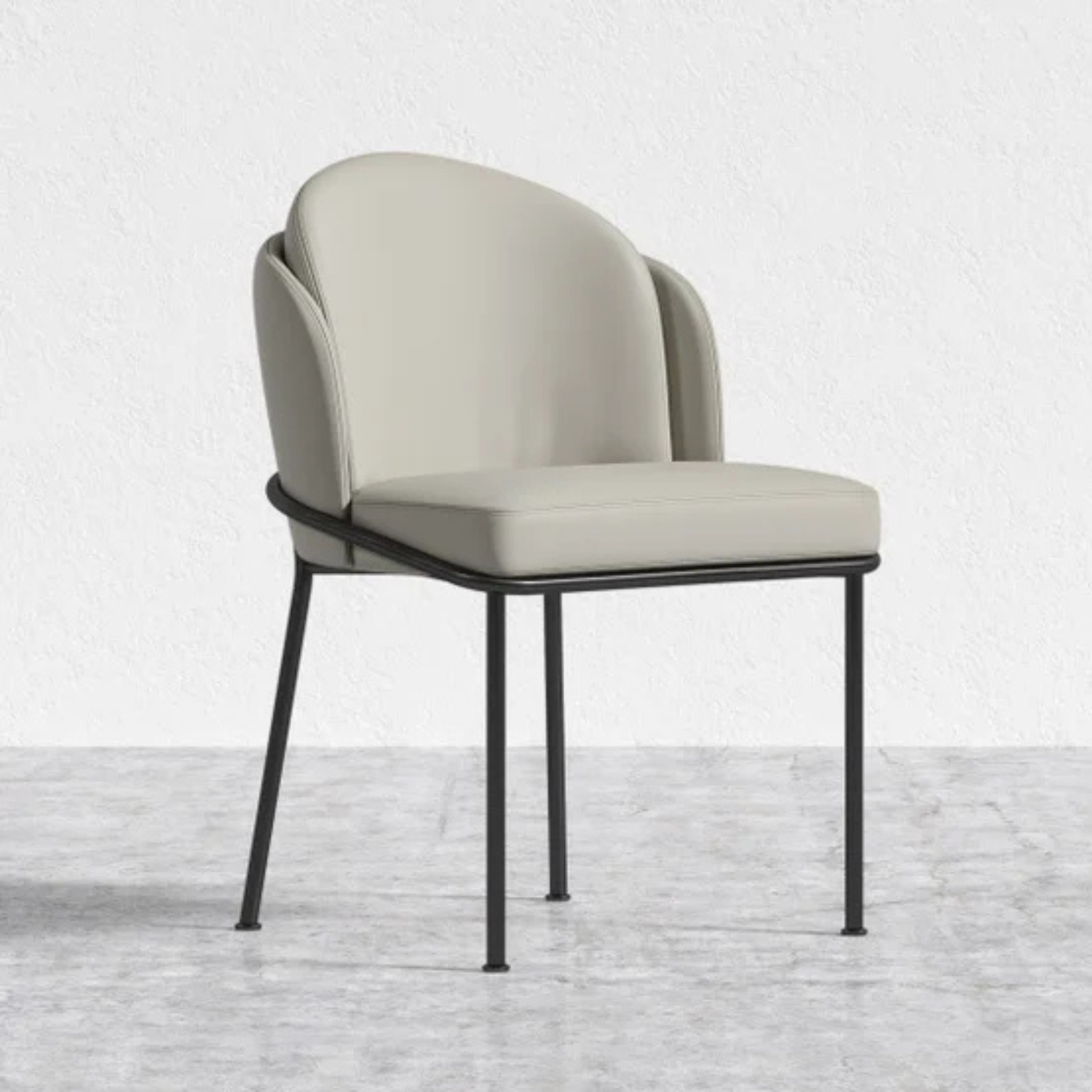 ROVE CONCEPTS - Ensemble de 2 Chaises de Salle à Manger Angelo-dining-chair-pack-set-costco-1987189-taupe-noir-black-2