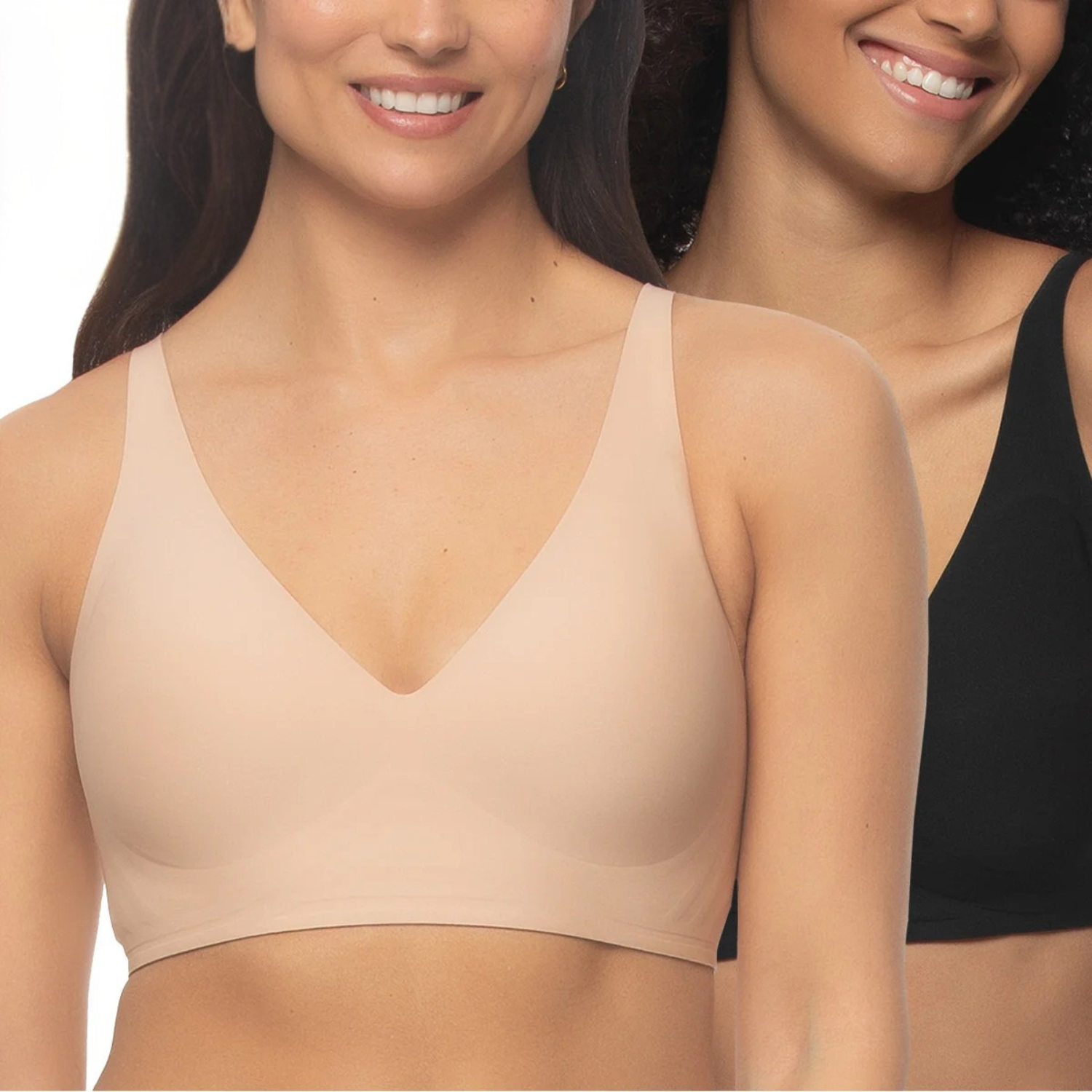 BUFFALO - Paquet de 2 Soutiens-Gorge Sans Armature et Sans Couture-pack-wire-free-bras-seam-wireless-costco-1983950-noir-black-2