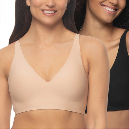 BUFFALO - Paquet de 2 Soutiens-Gorge Sans Armature et Sans Couture-pack-wire-free-bras-seam-wireless-costco-1983950-noir-black-2