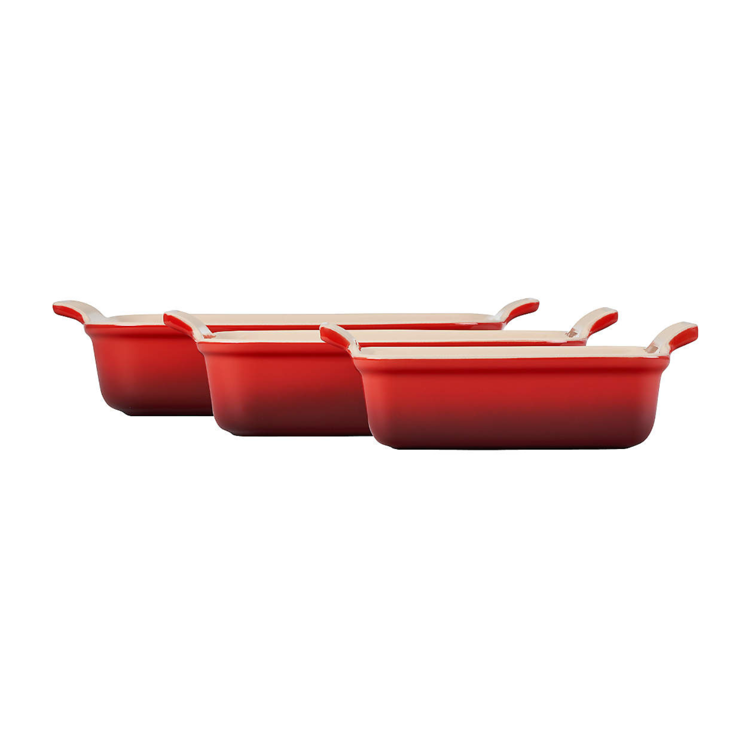 LE CREUSET - Ensemble de 3 Plats Rectangulaires en Céramique-set-of-3-rectangular-dishes-costco-3