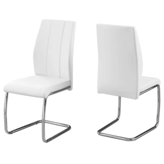 MONARCH SPECIALTIES INC. - Ensemble de 2 Chaises de Salle à Manger *Tel Quel*-pack-dining-chairs-costco-1493953-white-blanc-2