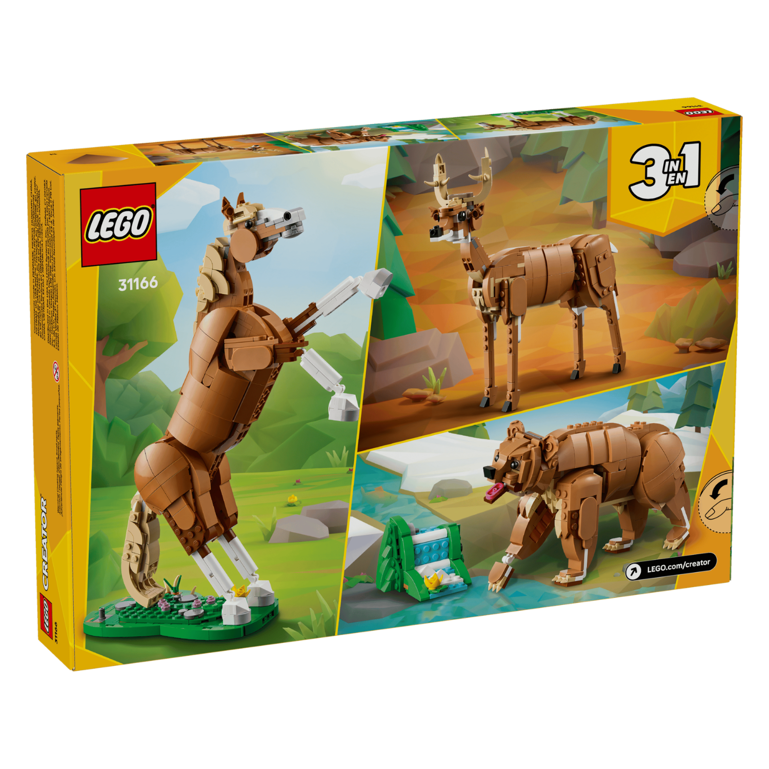 LEGO - Le Cheval Magnifique 3-en-1 Creator 31166-beautiful-horse-costco-2631166-2