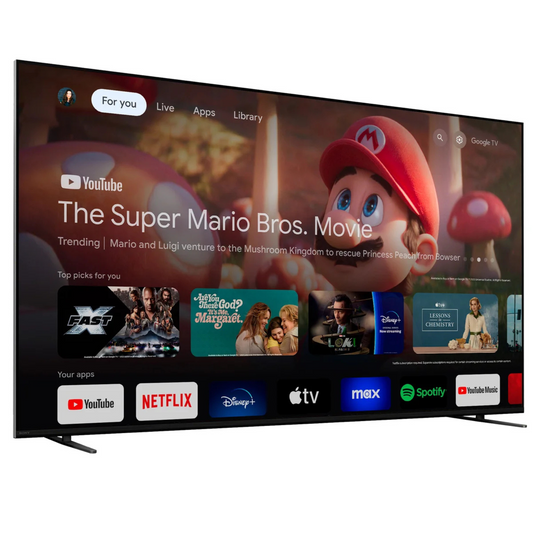 SONY - Téléviseur Intelligent Google HDR mini-DEL QLED UHD 4K Bravia 7 de 55 po *Boite Ouverte*-SMART-TV-K55XR70B.UC2-2