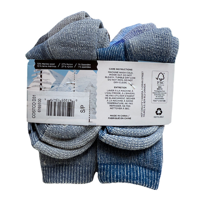 HOT CHILLYS - 6 Pairs of Kids' Hiking Socks