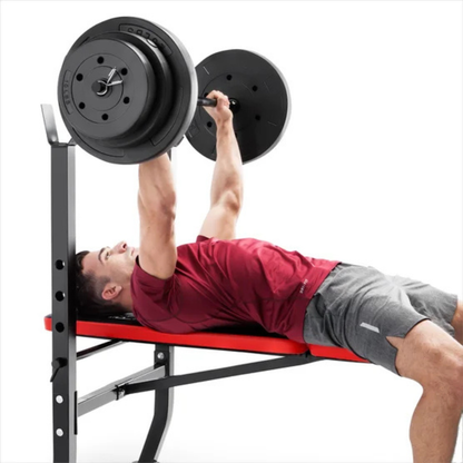 MARCY PRO - Banc de Musculation Standard avec Ensemble de Disques de 100 lb *Boite Ouverte*-bench-weight-set-45,4 kg-costco-1280967-pm-2084-3