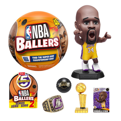 ZURU - Paquet de 4 Balles Surprises Joueurs NBA Série 2