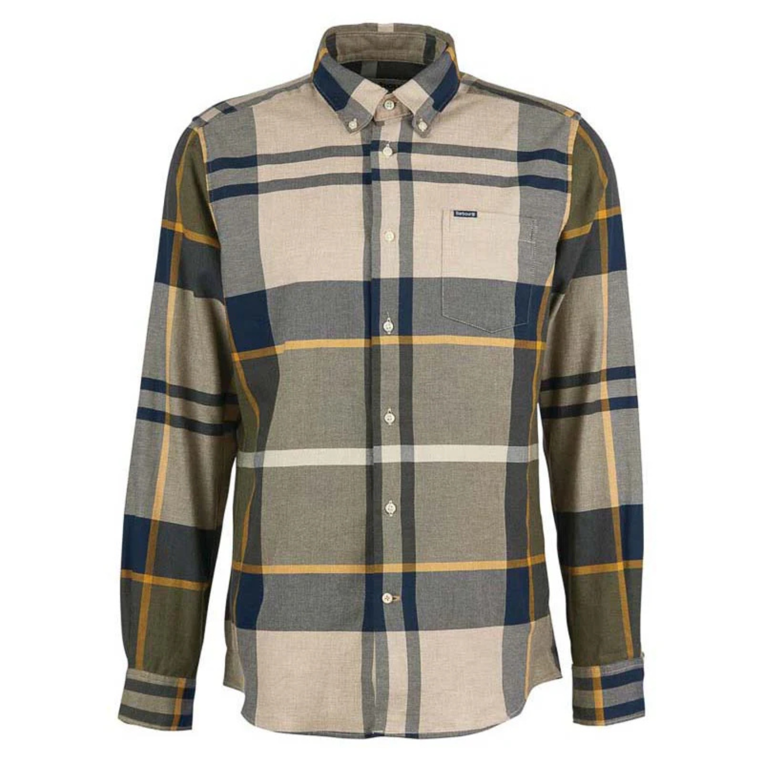 BARBOUR - Chemise Tartan Ajustée pour Homme Dunoon-tailored-shirt-costco-green-vert-1822403-3