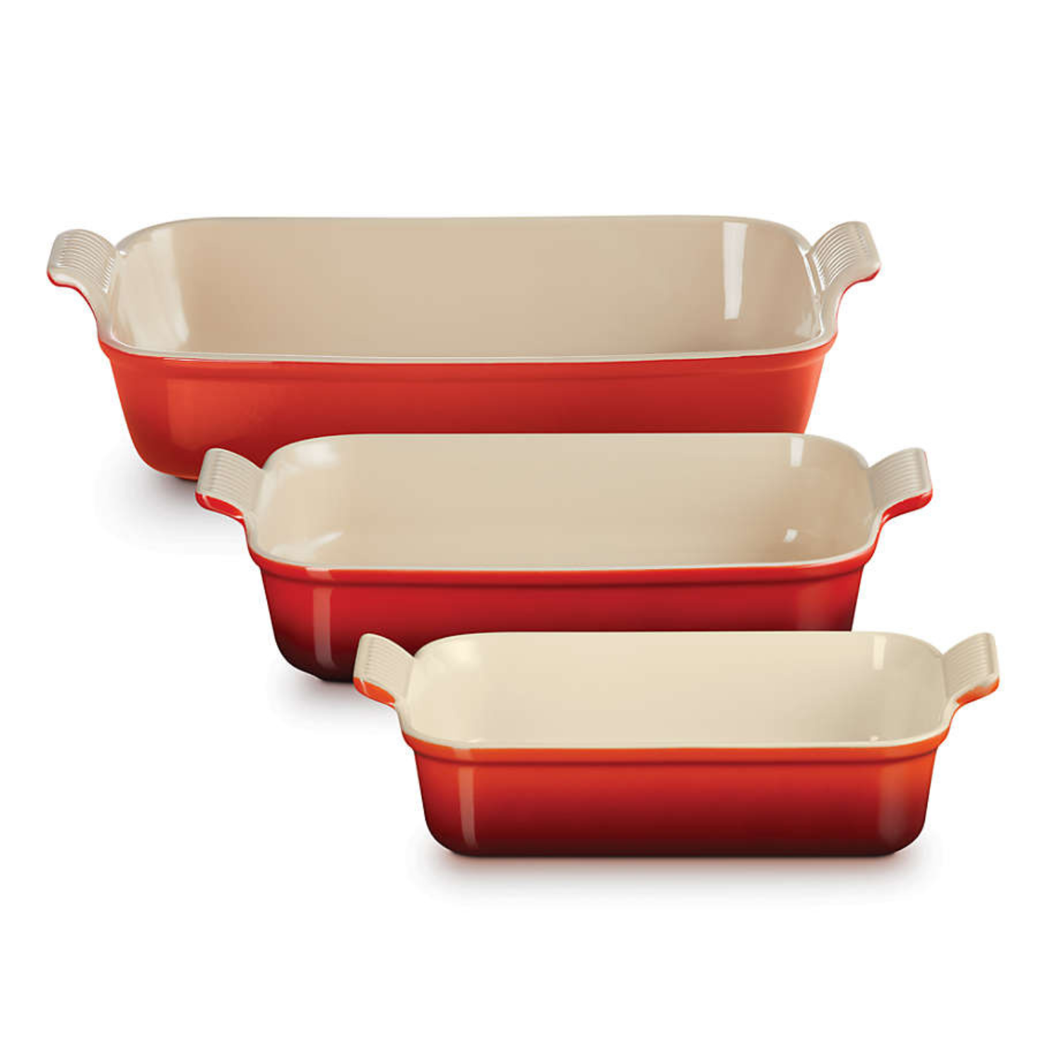 LE CREUSET - Ensemble de 3 Plats Rectangulaires en Céramique-set-of-3-rectangular-dishes-costco