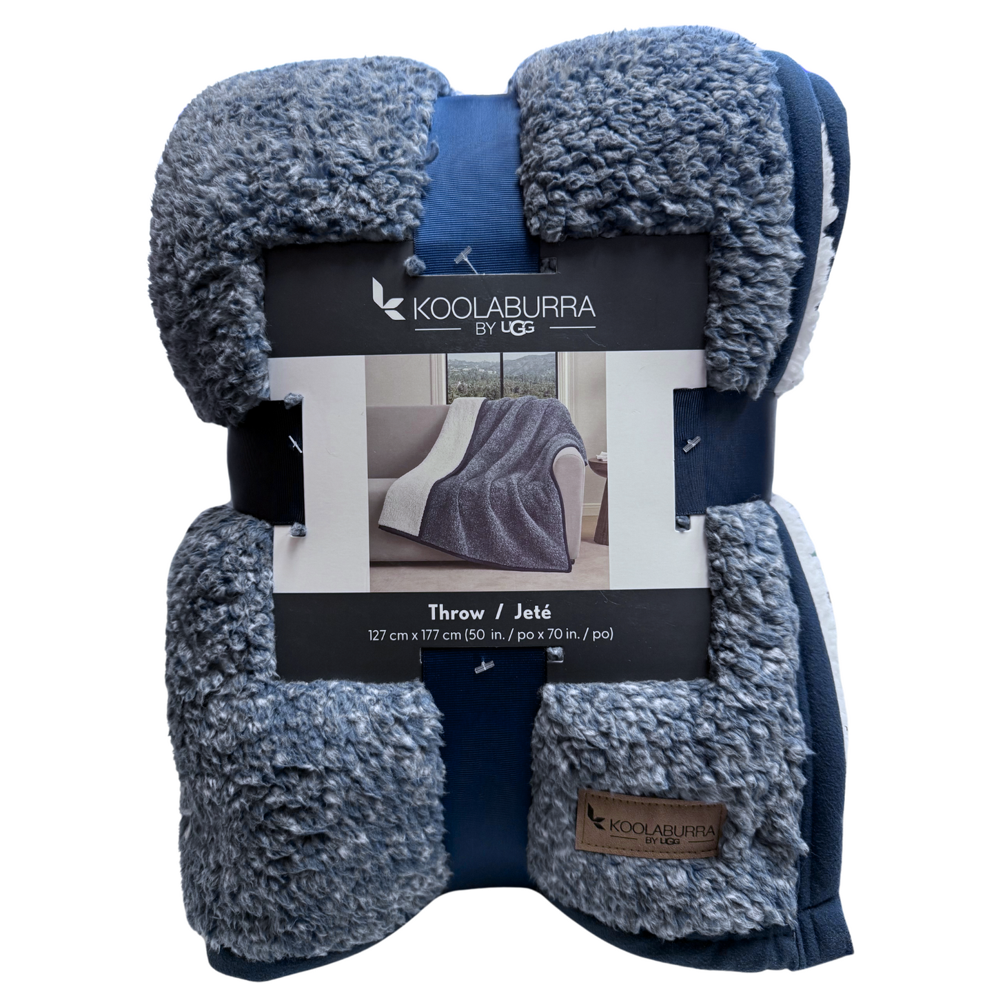 KOOLABURRA BY UGG - Jeté en Sherpa-throw-costco-3620482-blue-bleu-2