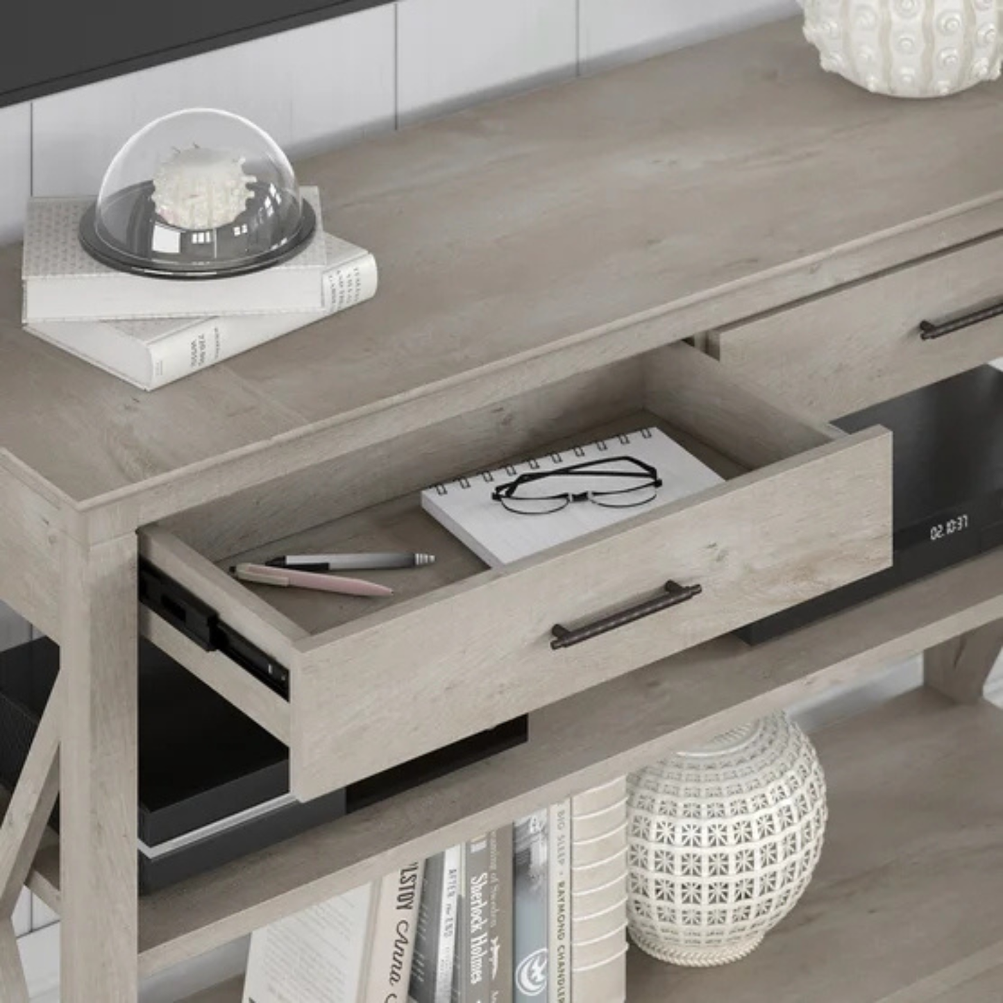 BUSH FURNITURE - Table Console Key West *Boite Ouverte*-TABLE-COSTCO-1570506-3