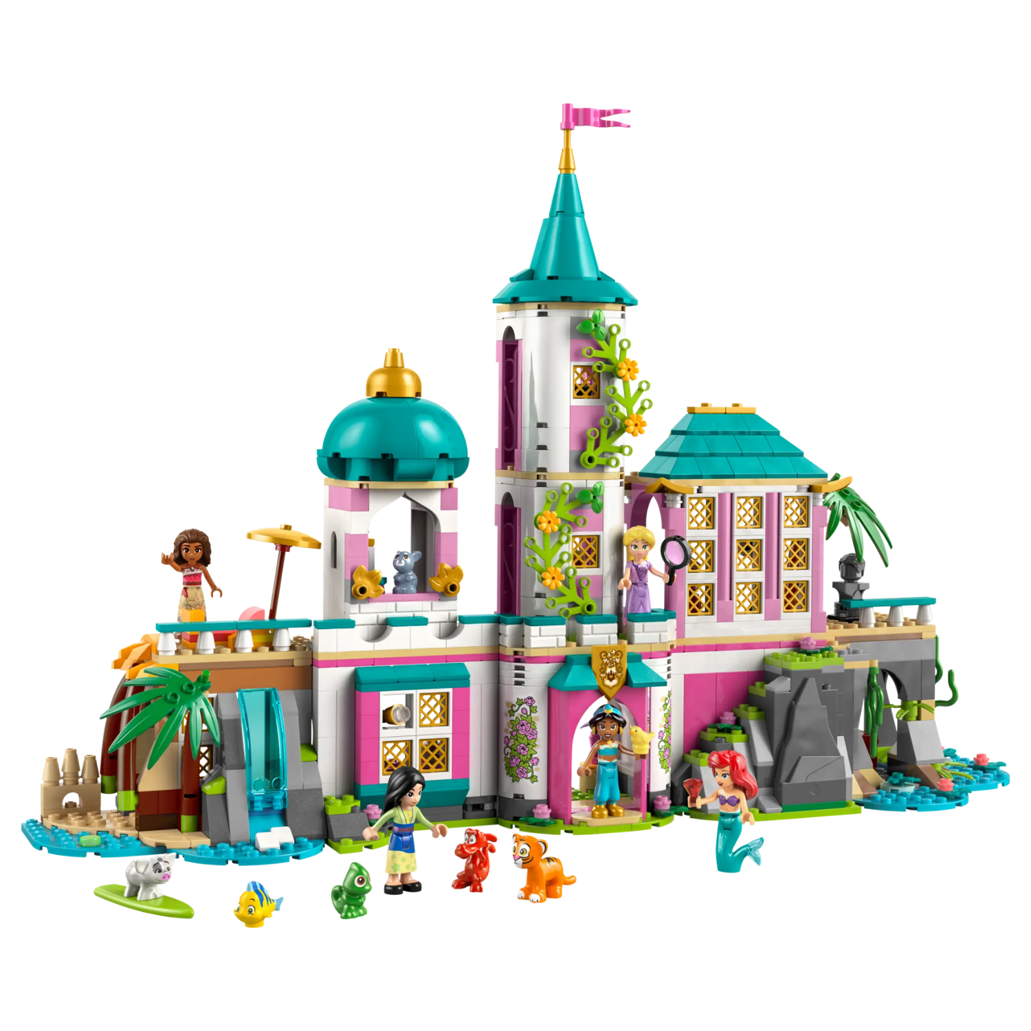 LEGO - Le Château des Princesses et les Animaux Royaux Disney 43267-princess-castle-&-royal-pets-costco-3