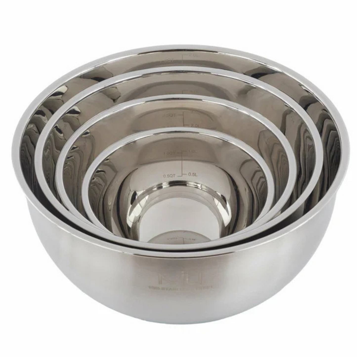 MIU - Ensemble de 4 Bols à Mélanger en Acier Inoxydable avec Couvercles-set-of-mixing-bowls-stainless-steel-with-lids-costco-1819867-2