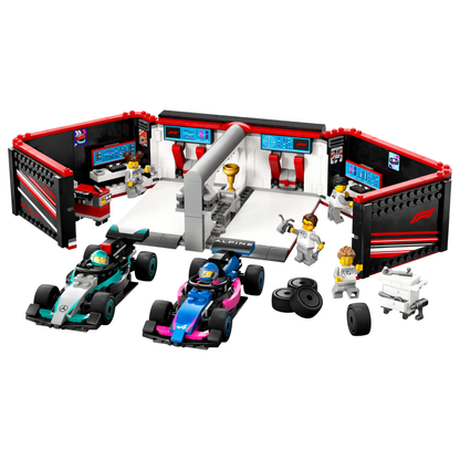 LEGO - Le Garage de F1 et les Voitures Mercedes-AMG et Alpine City 60444-&-costco-2560444-3