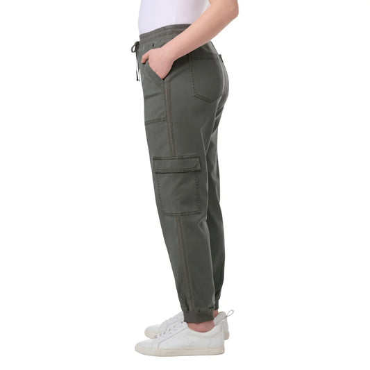 SLENDID - Pantalon Cargo pour Femme-Womens-Cargo-jogger-Vert-Kaki-Green-1915720-1926592