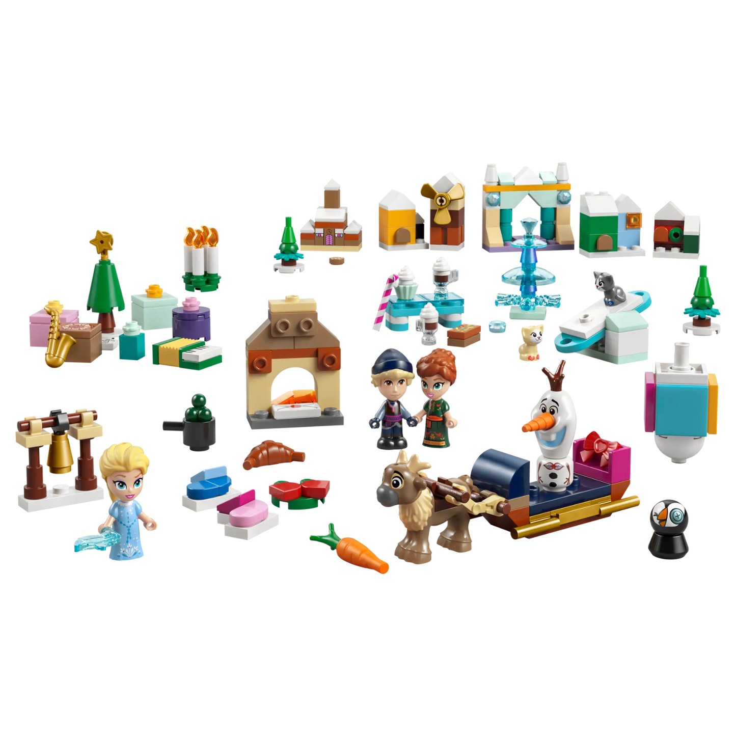 LEGO - Le Calendrier de l'Avent 2025 la Reine des Neiges Disney-advent-calendar-frozen-costco-3