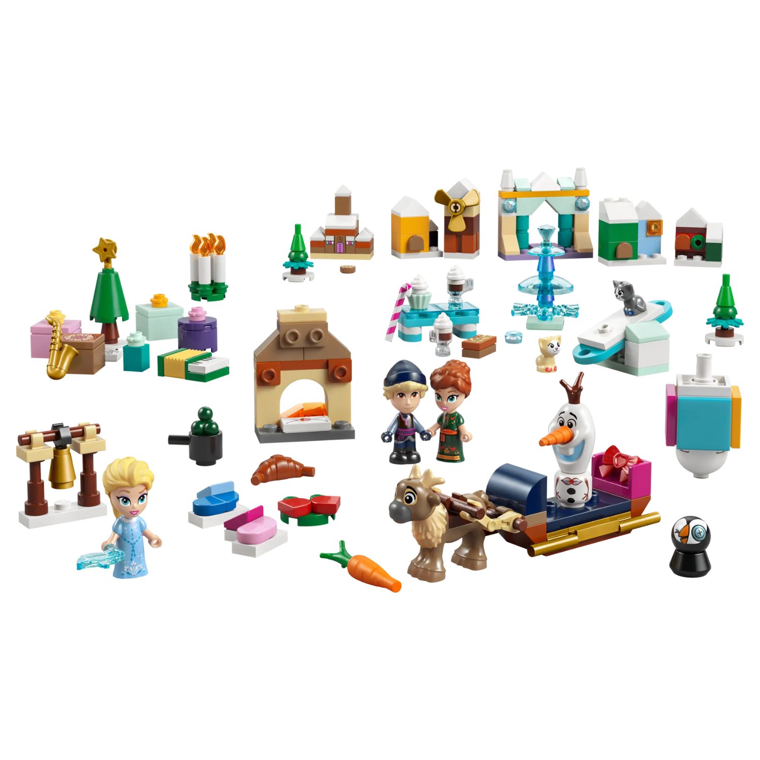 LEGO - Le Calendrier de l'Avent 2025 la Reine des Neiges Disney-advent-calendar-frozen-costco-3