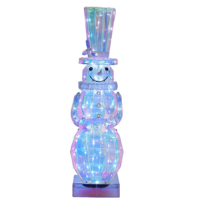 Bonhomme de Neige Prismatique à Del-prismatic-snowman-costco-2025504-3