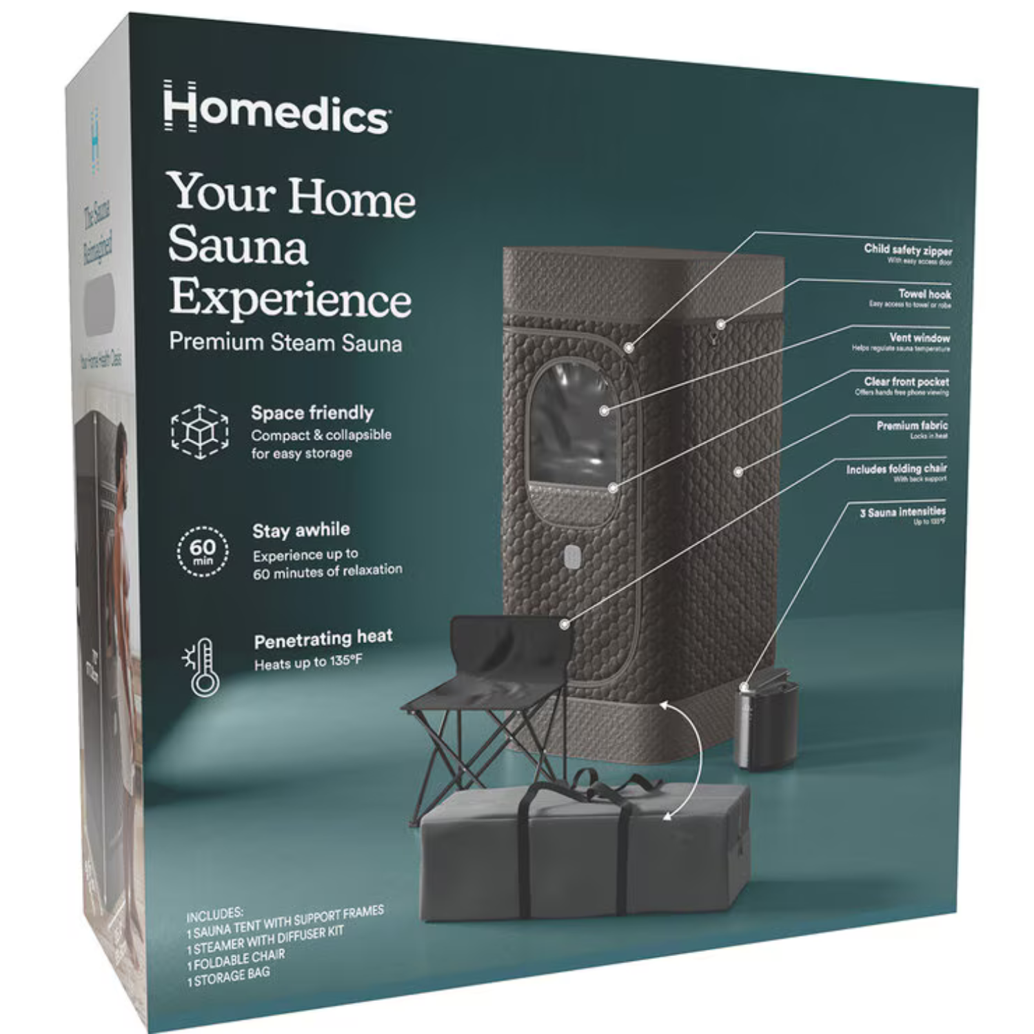 HOMEDICS - Sauna à Vapeur Haut de Gamme-premium-steam-sauna- costco-5849544-3